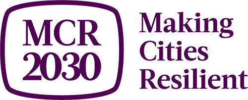 Making Cities Resilient 2030 (MCR2030) logo