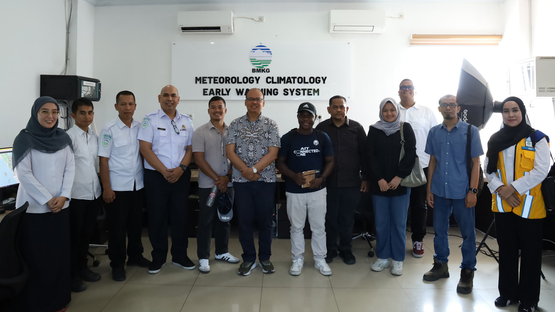 field visit to the Medan Flood Control