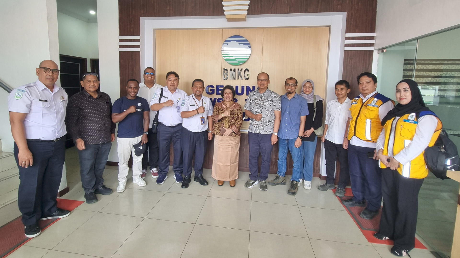 field visit to the Medan Flood Control